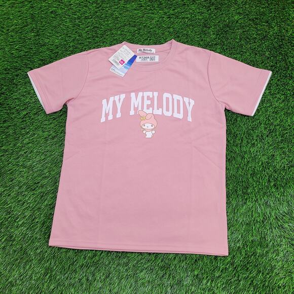 My-Melody Sanrio Cartoon Shirt Womens Large 20x25 Pink Bunny - Picture 1 of 13